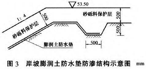 人工湖膨潤土防水毯